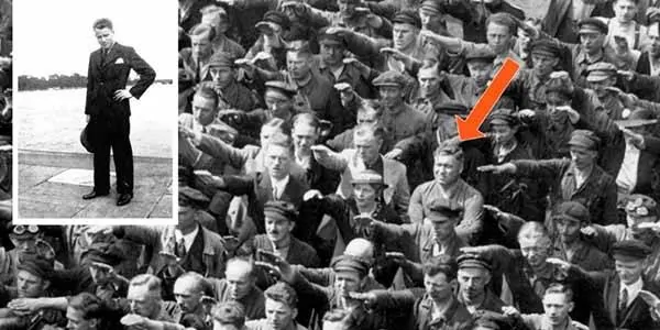 O único alemão que decidiu desafiar Hitler recusando-se a cumprimentá-lo