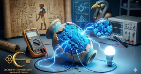 Um pigmento azul usado no Egito antigo poderia gerar eletricidade através do calor