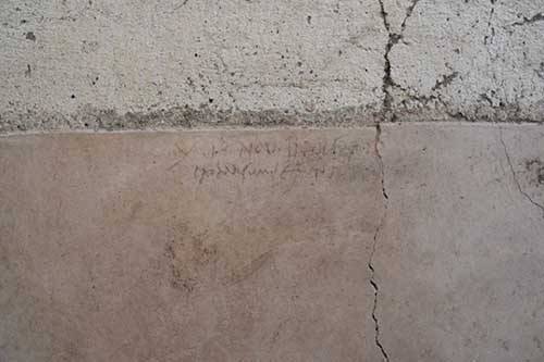 O graffiti encontrado - foto Parco Archeologico di Pompei