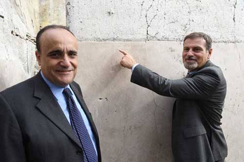 O graffiti na parede da casa - foto Parco Archeologico di Pompei