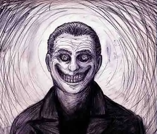 O mistério aterrorizante do homem sorridente