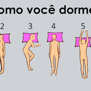 Psicologia do Sono! Teste: A posição que você dorme