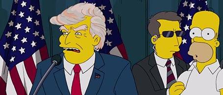 Os Simpsons já previa a vitória de Donald Trump para a presidência dos EUA