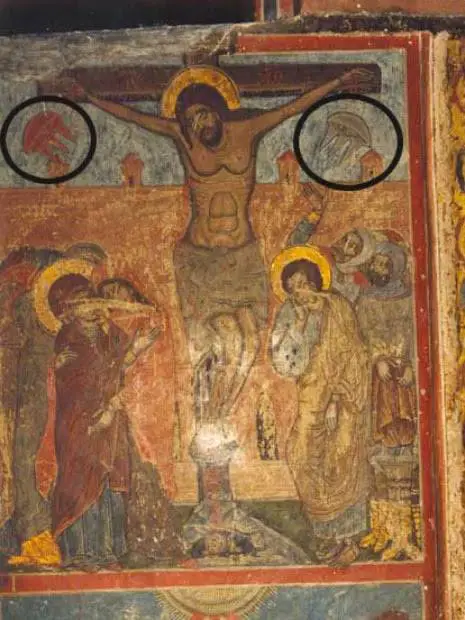 Pintura Antiga Mostra Aliens Presentes na Crucificação de Cristo