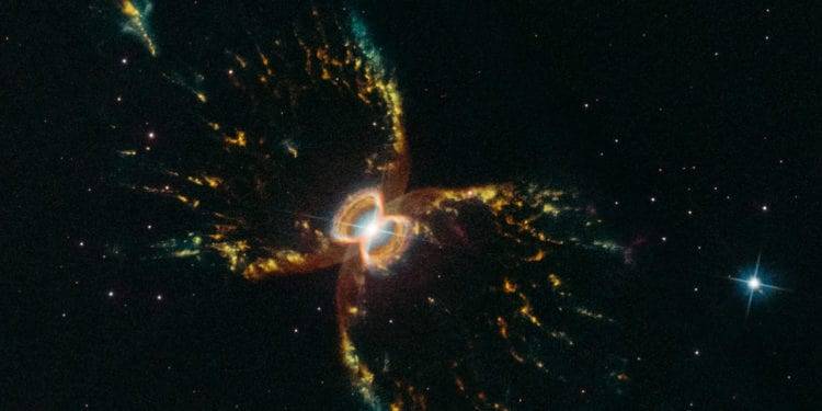 O telescópio Hubble divulgou uma imagem inédita da nebulosa do Caranguejo do Sul para comemorar seus 29 anos no espaço