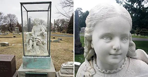 O estranho mistério da estátua fúnebre de Inez Clarke
