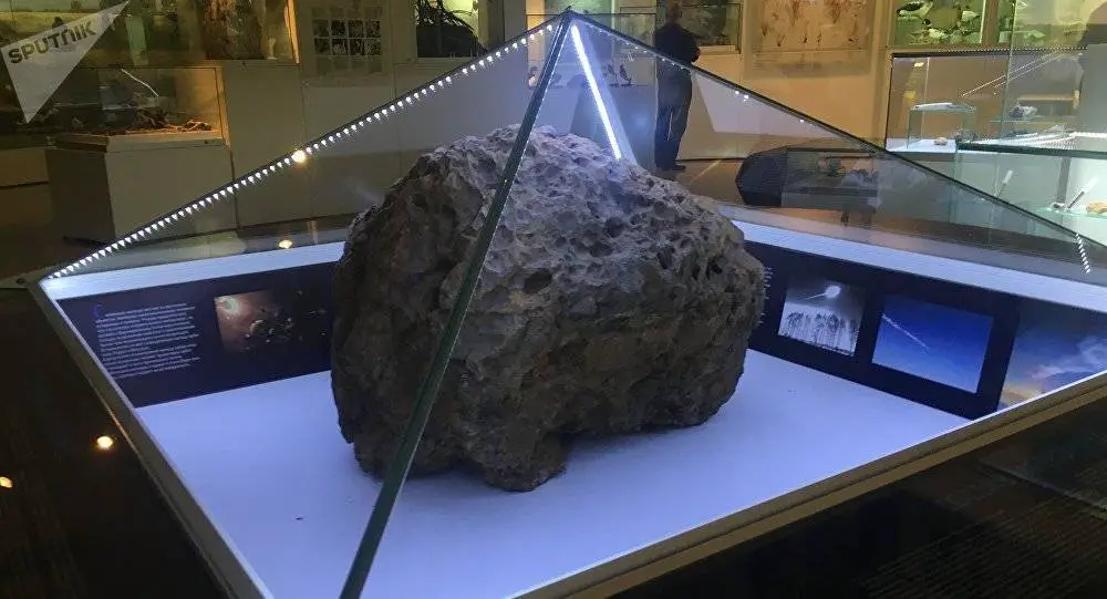 Os restos da rocha espacial de Chelyabinsk