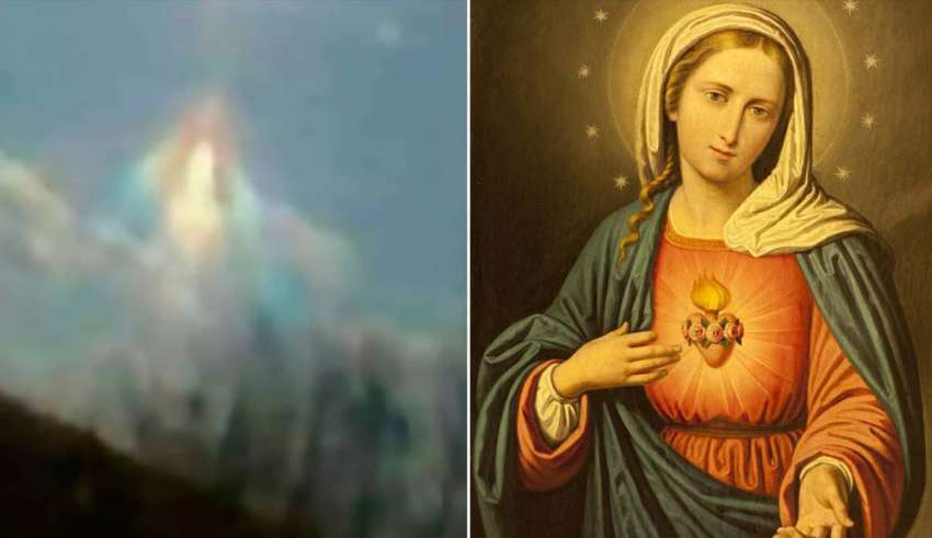 A Virgem Maria aparece no céu sobre a Argentina e as pessoas dizem que ela está protegendo-as do coronavírus