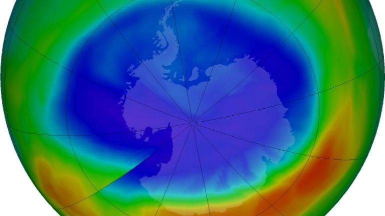 A camada de ozônio antártico está se recuperando