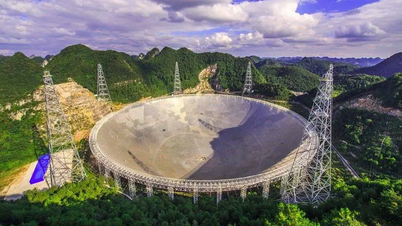 O maior radiotelescópio do mundo procurará civilizações extraterrestres