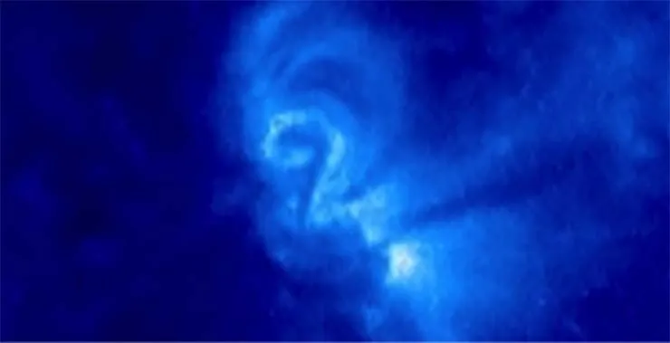 Uma imagem da NASA mostra o número “2” na superfície do Sol