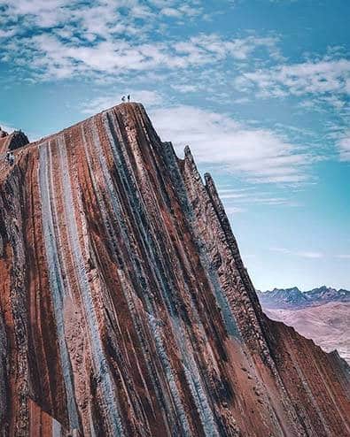 As montanhas que se parecem com 'xales incas' no Peru