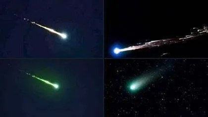 Imagens lindas de um meteorito que caiu no México