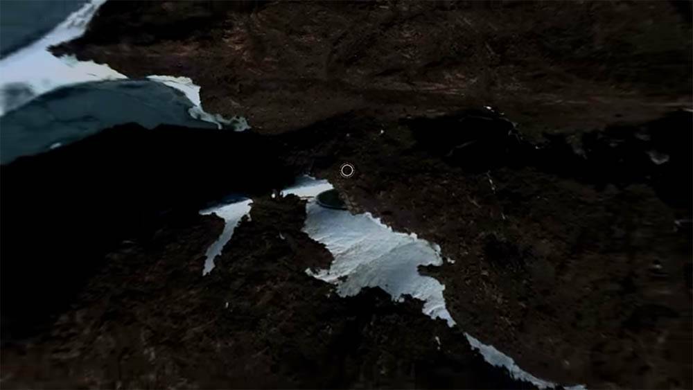 Um misterioso objeto circular encontrado na Antártica pelo Google Maps