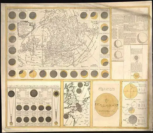 Geografia do grande eclipse solar de julho de 1748.