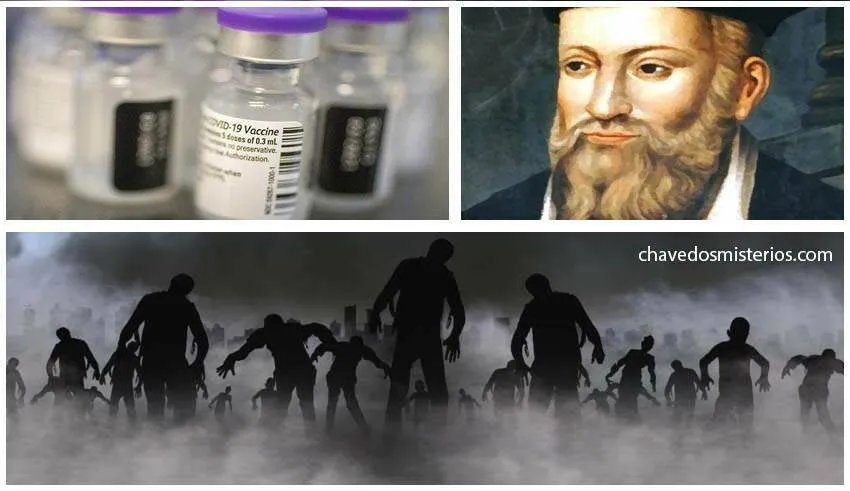 A vacina contra a COVID-19, o apocalipse zumbi e Nostradamus!