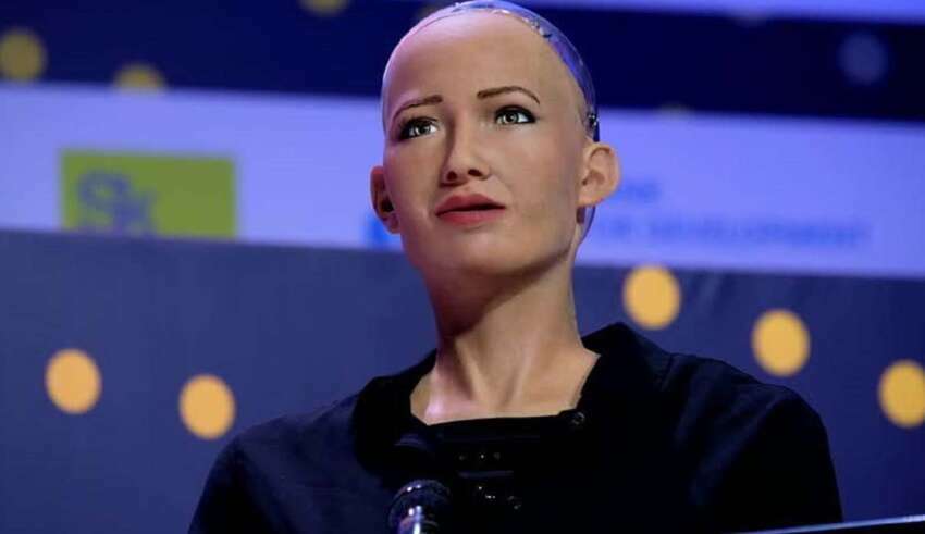 A robô humanoide Sophia se tornou uma espécie de celebridade