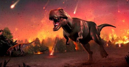 Asteroide que acabou com os dinossauros também pode ter enviado seus ossos para a lua