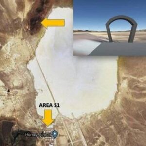 Portal tipo “Stargate” descoberto perto da Área 51 graças ao Google Maps