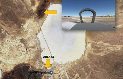 Portal tipo Stargate descoberto perto da Área 51