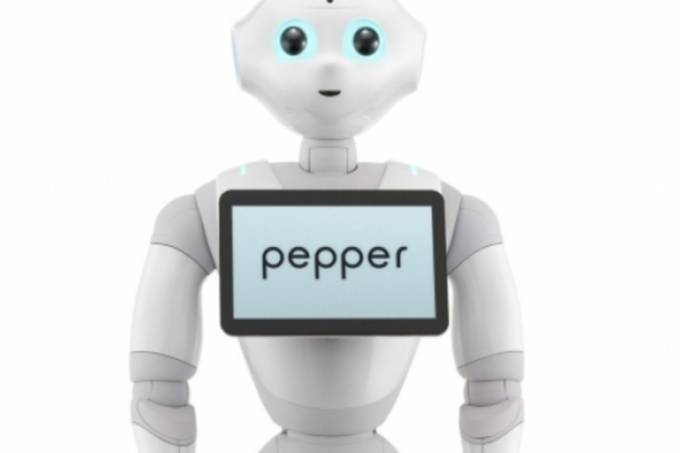 Robô Pepper da SoftBank Robotics