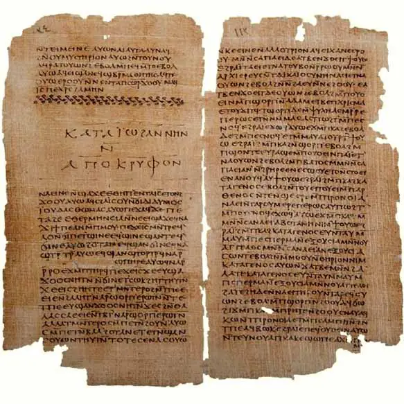 O segundo códice da biblioteca com o Apócrifo de João.