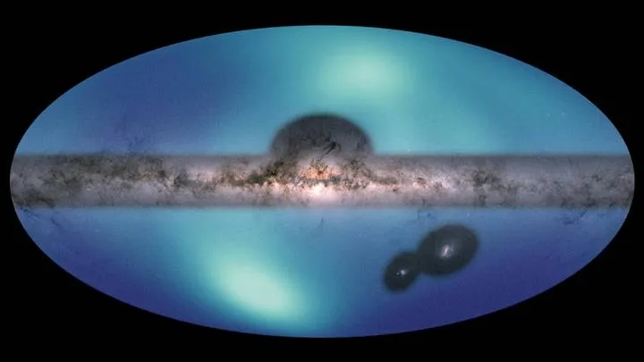 Uma bolha de matéria escura parece estar flutuando fora de nossa galáxia