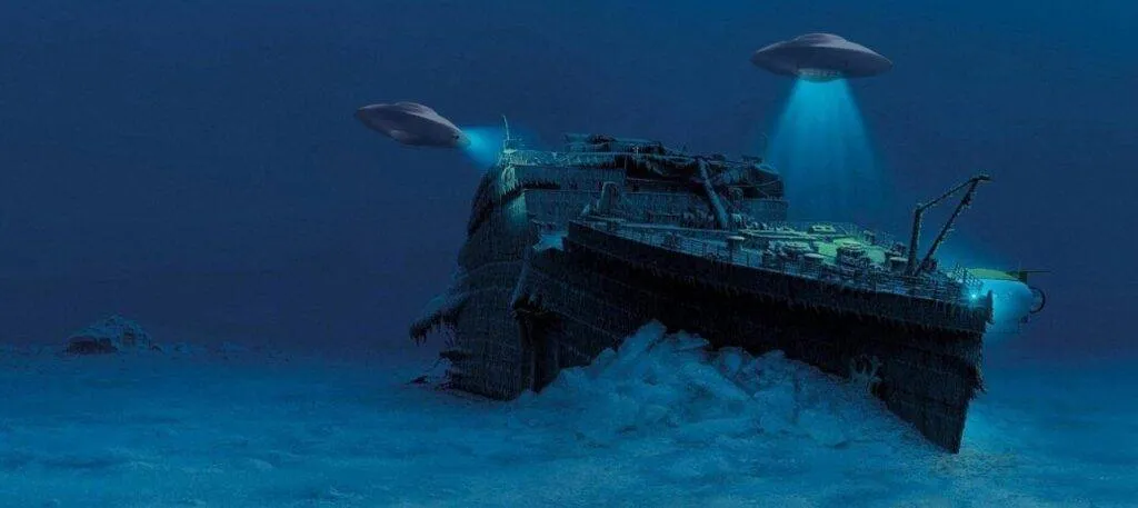Um Cientista Apresentou A Versão De Que O Titanic Foi Afundado Por Alienígenas