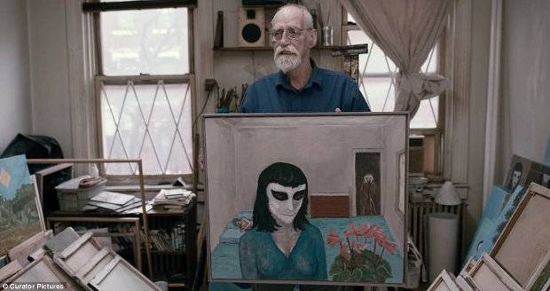 David Huggins, 74, pintou mais de 100 obras.