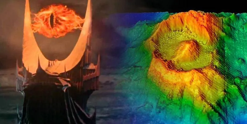 O “Olho de Sauron” e outras estruturas do fundo do mar são descobertos em Mordor subaquático
