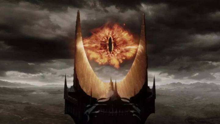 Olho de Sauron no filme O Senhor dos Anéis.