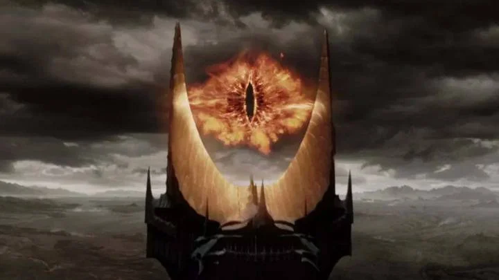 Olho de Sauron no filme: O Senhor dos Anéis. Olho de Sauron no filme O Senhor dos Anéis.