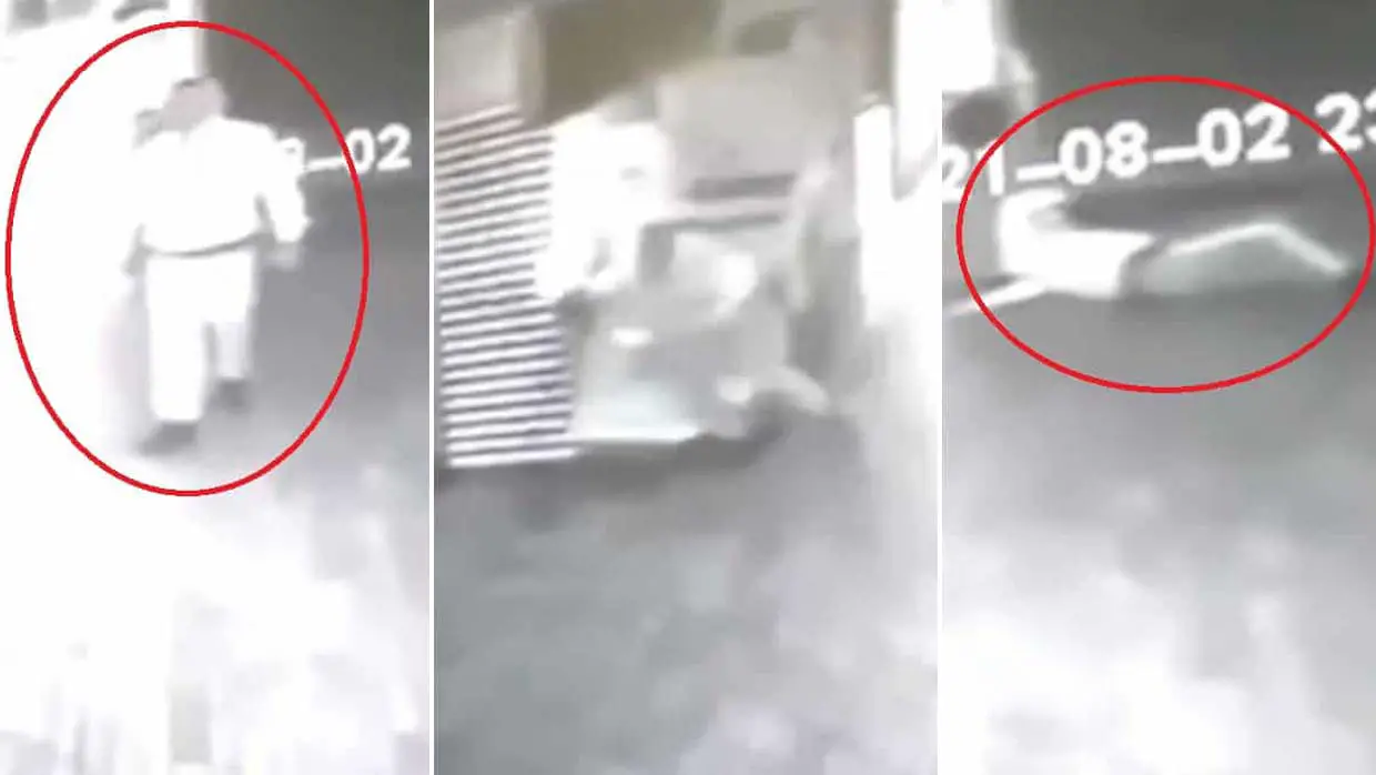 Prefeito colombiano publica vídeo de fantasma atacando segurança.