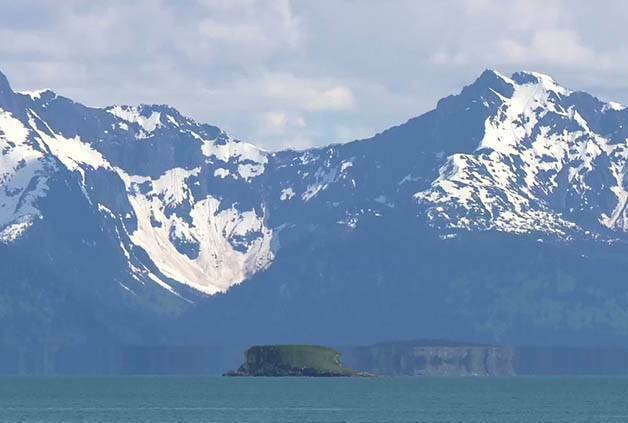 Será uma Fata Morgana registrada recentemente no Alasca?