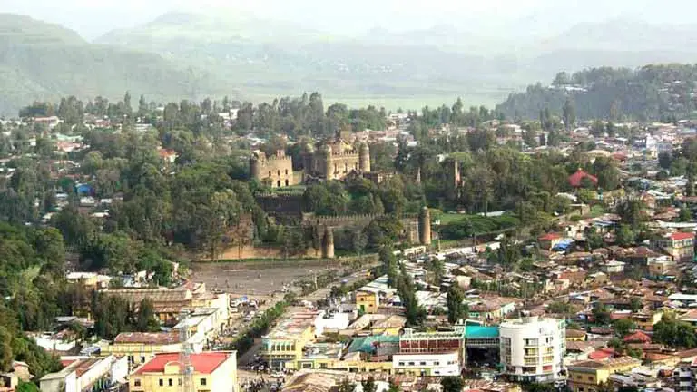 Gondar foi a antiga capital imperial da Etiópia.