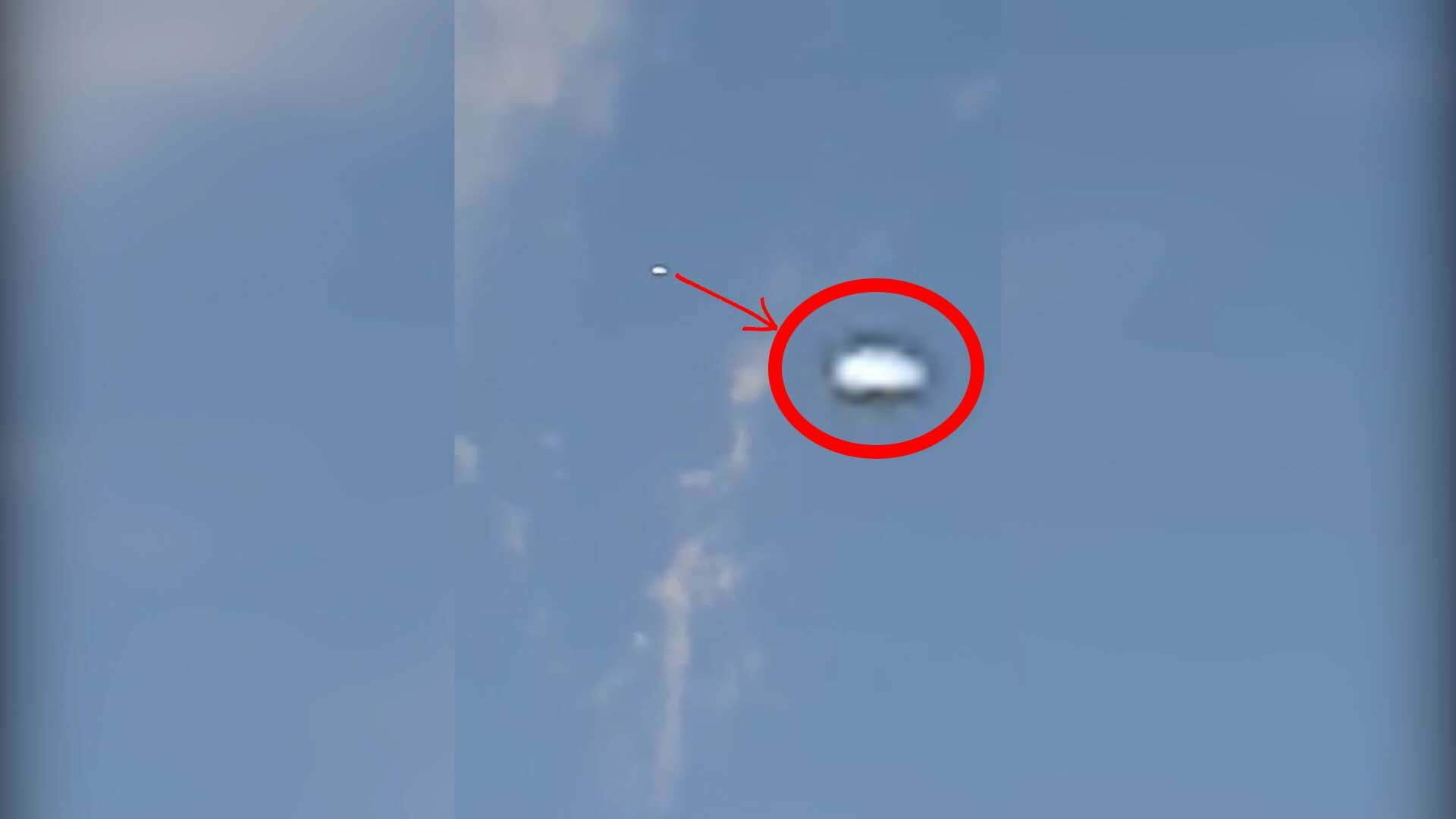 Um morador da cidade de Uberlândia filma um misterioso objeto no céu.