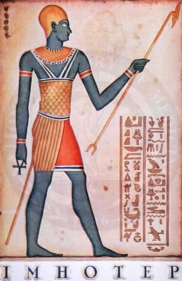 Imhotep é considerado o "Primeiro Sábio da Humanidade".