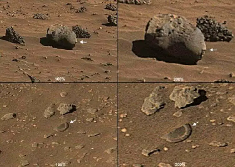 A estátua do maia marciano e a metade de um prato.