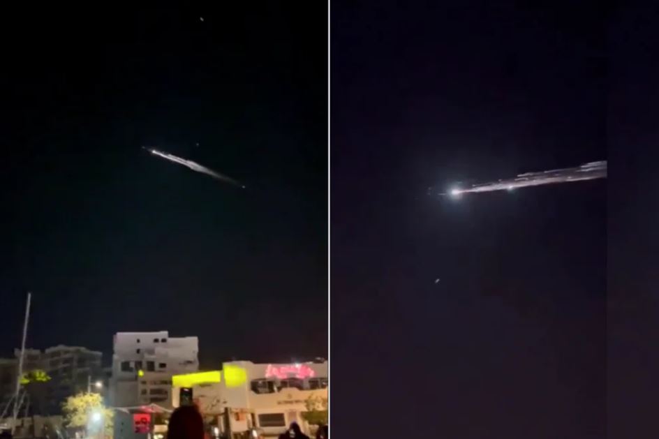 Dezenas de testemunhas observaram o objeto incandescente cruzar o céu do México.