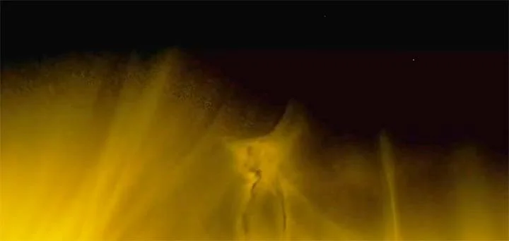 A última vez que apareceu nas imagens da NASA foi em outubro de 2021. A última vez que apareceu nas imagens da NASA foi em outubro de 2021.