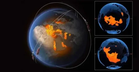 Dois enormes objetos dentro da Terra estão mudando de forma, indica pesquisa