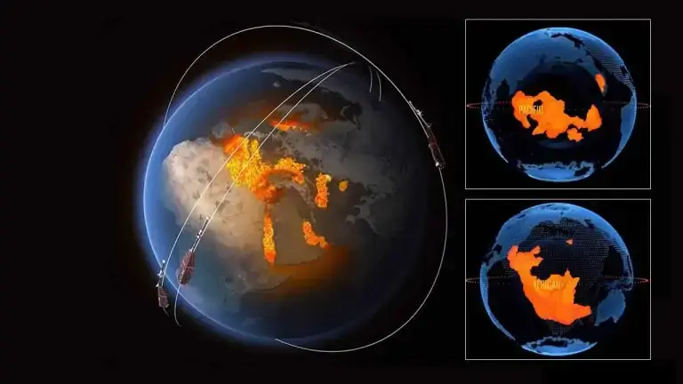 Dois enormes objetos dentro da Terra estão mudando de forma, indica pesquisa