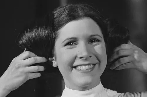 Esferas no cabelo da princesa Leia da saga Star Wars