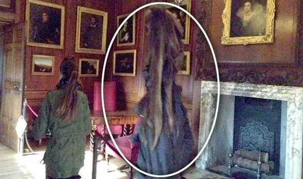  Fantasma da Dama Cinzenta fotografado no Hampton Court Palace