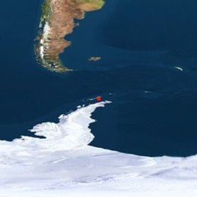 Localização de Orca Seamount.