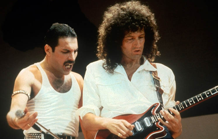 Freddie Mercury e Brian May