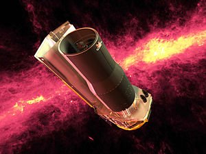 Concepção artística do telescópio Spitzer