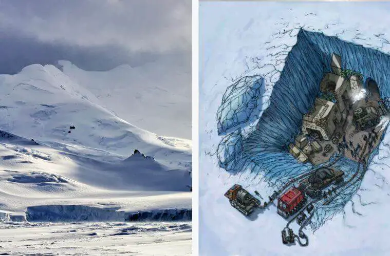 Evidência De Uma Civilização Alienígena Ou Perdida Na Antártida