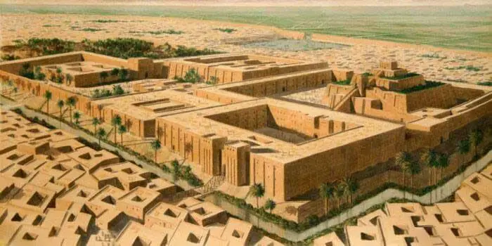Imagem ilustrativa de como era a Mesopotâmia.