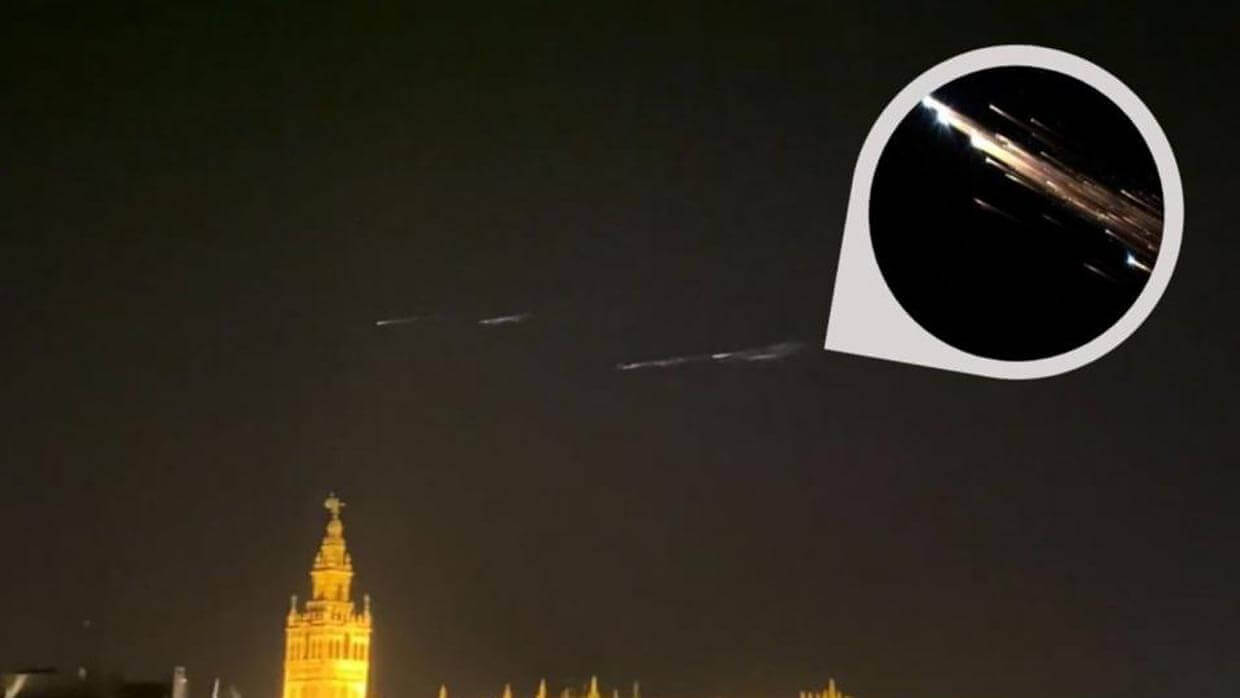 Pânico na Espanha e Nova Zelândia devido à presença de objetos misteriosos nos céus